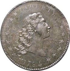 A 1794 USA Silver Dollar